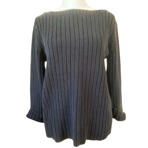 esperanto 100% Cotton Ribbed Sweater Size M